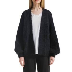 NEW AMERICANDREAMS lee short cardigan in black